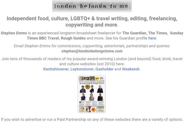 londonbelongstome.com site used Lbtm