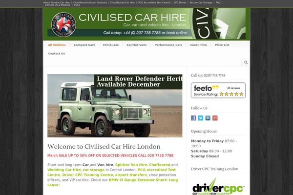 Modernize v3.02 theme site design template sample