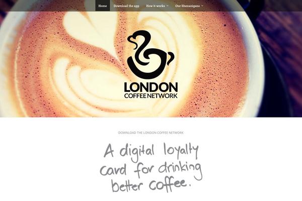 The One Pager theme site design template sample