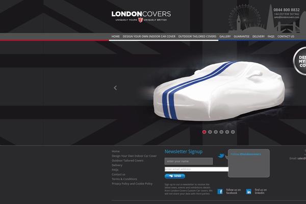 London theme site design template sample