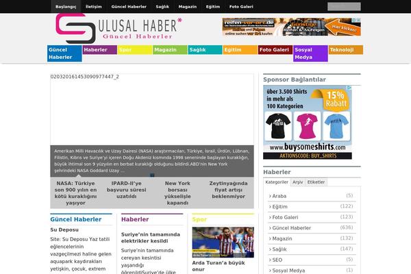 Xin Magazine theme site design template sample