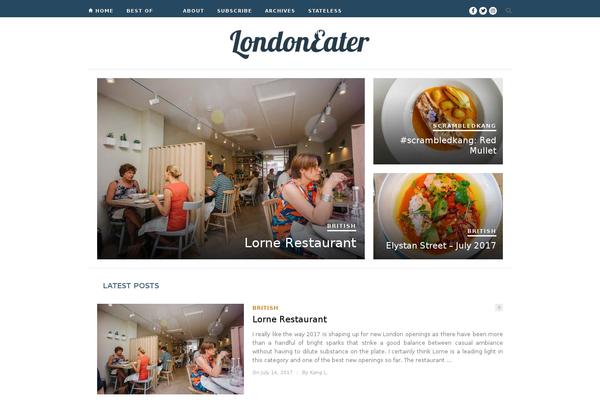 londoneater.com site used Neubau