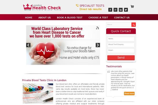 londonhealthcheck.com site used Education-park-pro