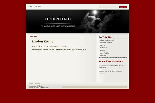 Deep Silent theme site design template sample