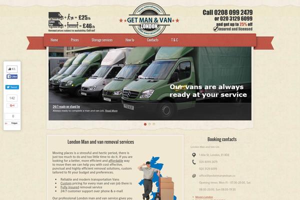 Retropress theme site design template sample