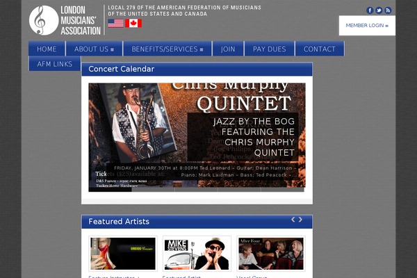 londonmusicians.com site used Awalmag_installable