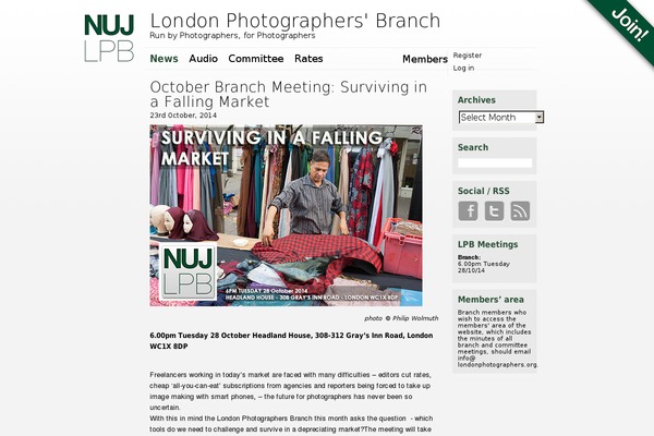 londonphotographers.org site used Lpb