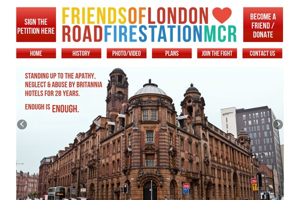 londonroadfire.org site used Maia