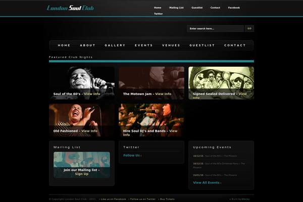 Main theme site design template sample