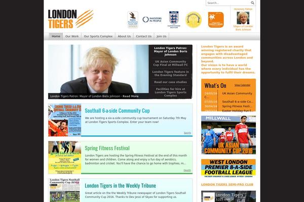 londontigers.org site used Londontigers