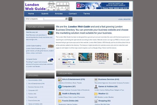 Directorypress theme site design template sample