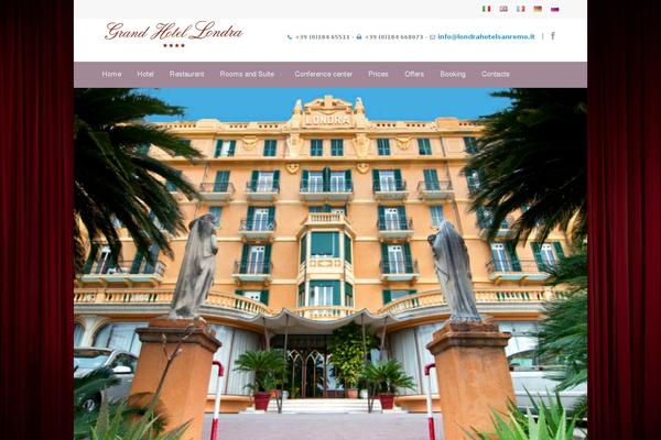 Marine theme site design template sample