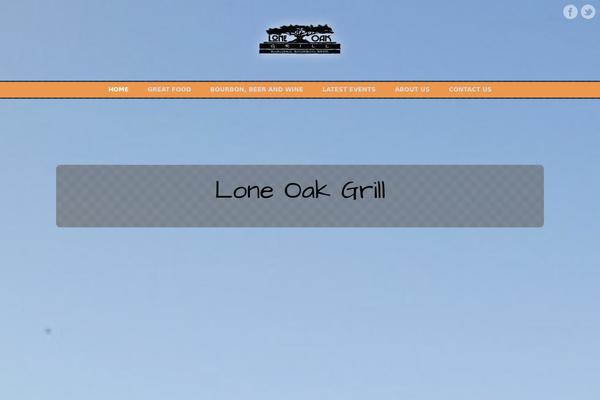 lone-oakgrill.com site used Sunrise