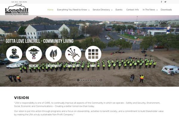 Site using Wordpress-social-stream plugin