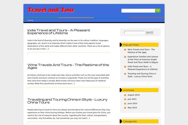 Arb theme site design template sample