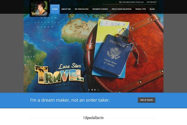 Tour Package theme site design template sample