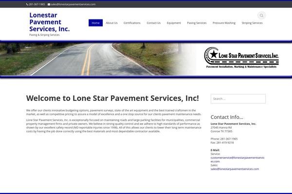 Ascent theme site design template sample
