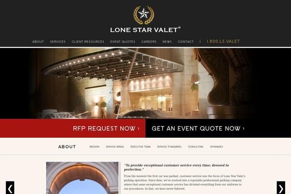 Lonestar theme site design template sample