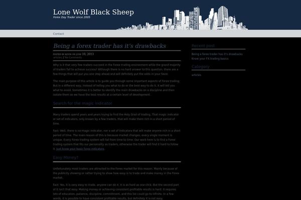 Big City theme site design template sample