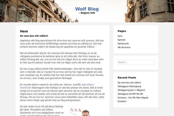 tecblogger theme site design template sample