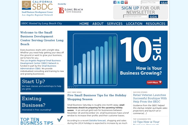 Lbcc theme site design template sample