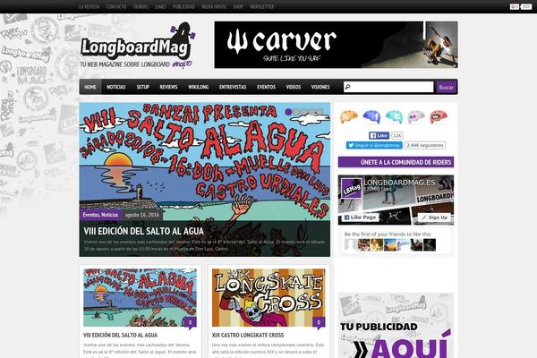 Boulevard theme site design template sample