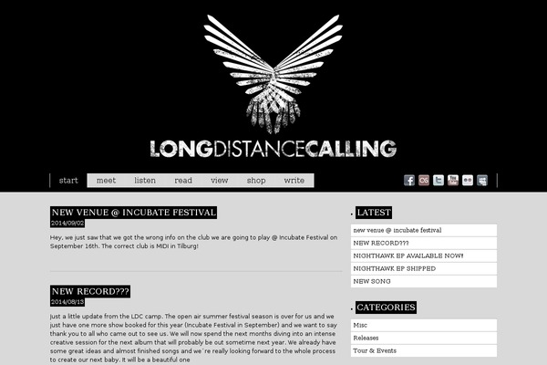 Site using GigPress plugin