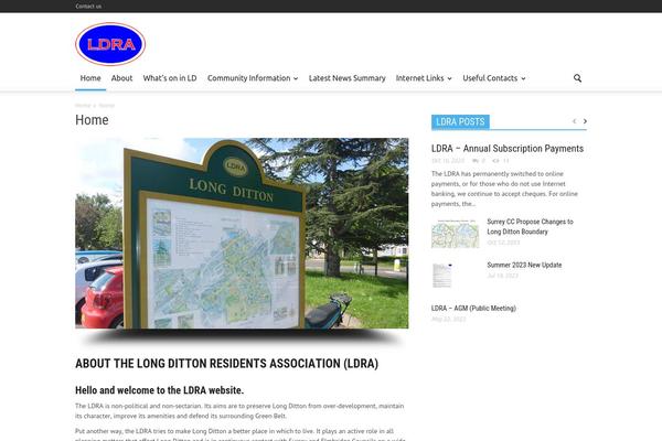 Newspaper theme site design template sample