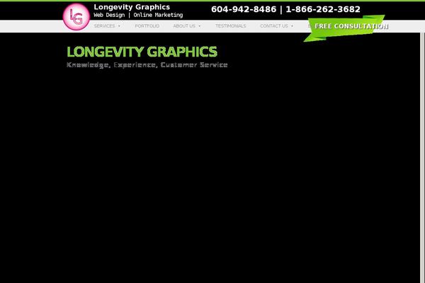 longevitygraphics.com site used Longevity