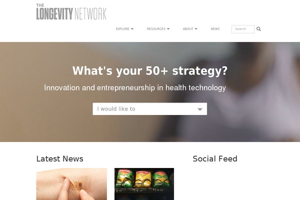 Longevity theme site design template sample