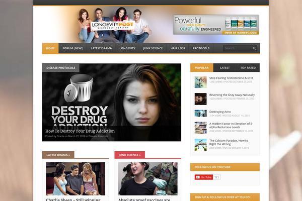 Fearless theme site design template sample