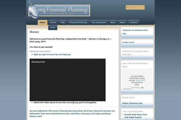 Finance theme site design template sample