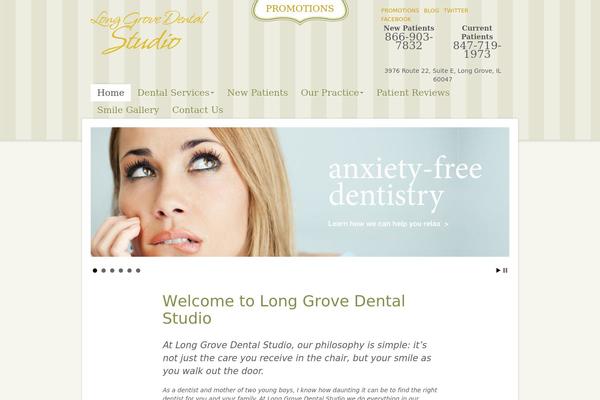 Site using FancyBox plugin