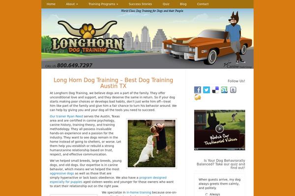 longhorndogtraining.com site used Caninetradegroup