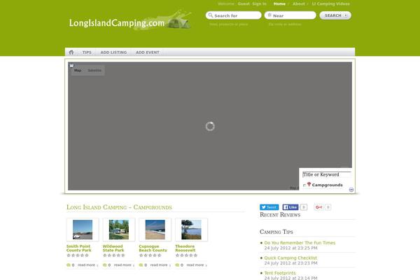 GeoTheme theme site design template sample