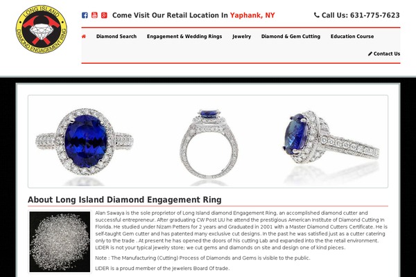 Diamond theme site design template sample