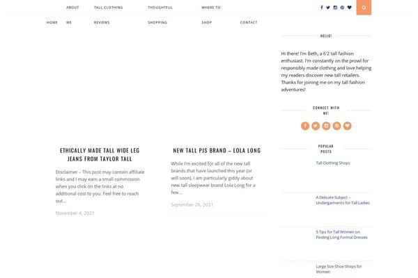 Florence theme site design template sample