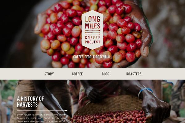 longmilescoffeeproject.com site used Long-miles