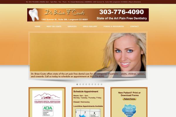 Karma theme site design template sample