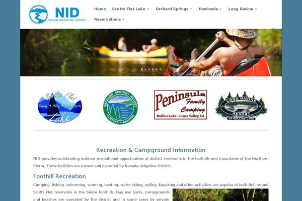 Divi theme site design template sample
