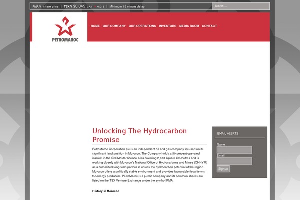 longreachoilandgas.com site used Petromaroc