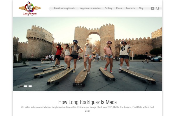 Longpage theme site design template sample