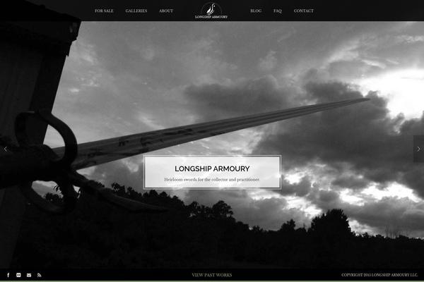 Samurai theme site design template sample