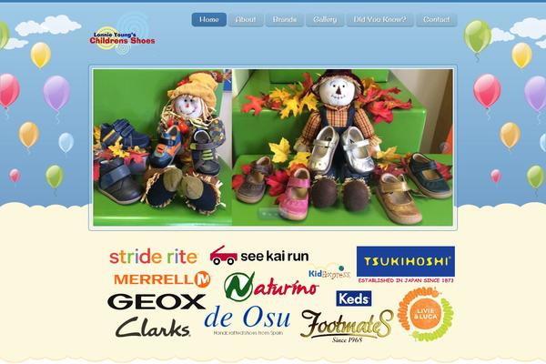 Happy Kids theme site design template sample