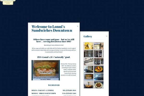 Delight theme site design template sample