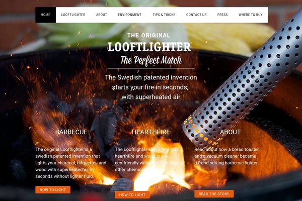 Flat theme site design template sample