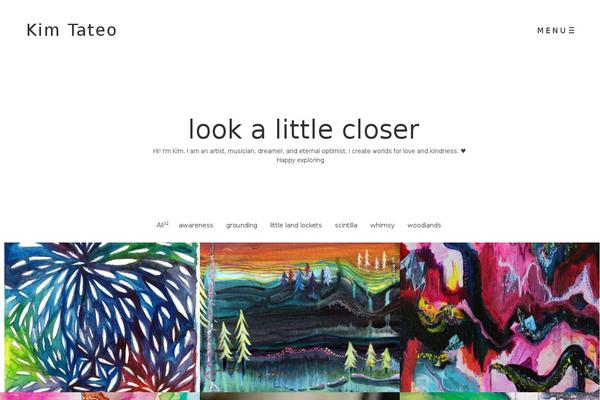 Touchfolio theme site design template sample