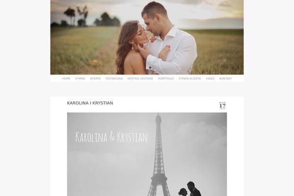 ProPhoto 3 theme site design template sample