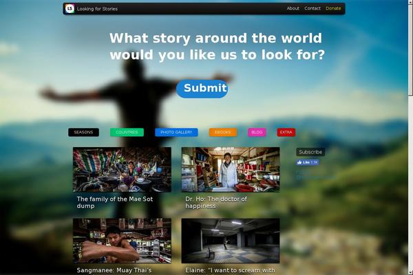 Site using Theia-post-slider plugin