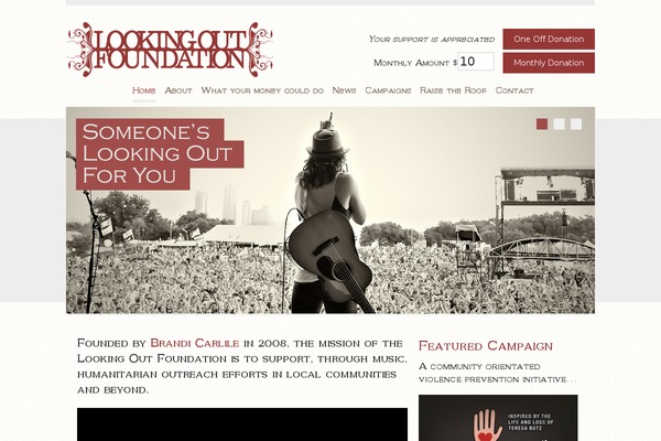 lookingoutfoundation.org site used Lof